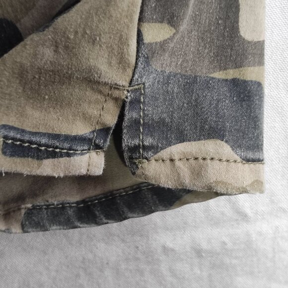 George capri pants women's size 16 camouflage pattern green and brown colour - Picture 7 of 13